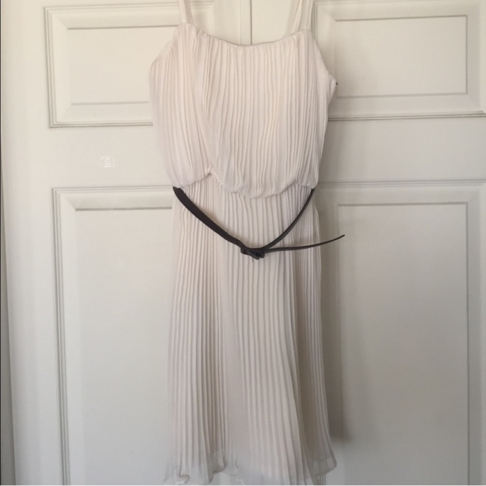Off-white Chiffon Dress